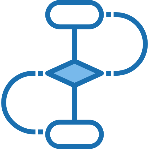 Flow chart icon