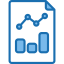 Bar chart icon 64x64