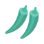 Green chili pepper biểu tượng 64x64