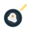 Fried egg biểu tượng 64x64