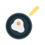 Fried egg icon 64x64