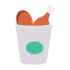 Fried chicken icon 64x64