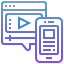 Video marketing Symbol 64x64