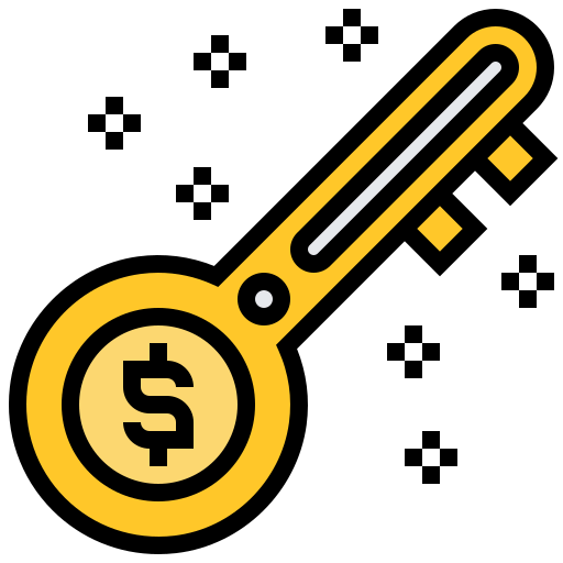 Key to success icon