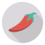 Red chili pepper icon 64x64
