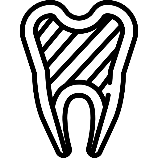 Внутренний зуб иконка