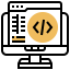 Binary code 图标 64x64