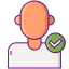 Following icon 64x64