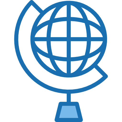 Earth globe icon