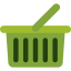 Shopping basket icon 64x64