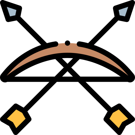 Bow and arrow icon