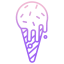 Ice cream cone icon 64x64