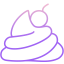 Whipped cream icon 64x64