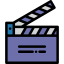 Clapperboard icon 64x64