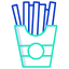 French fries icon 64x64