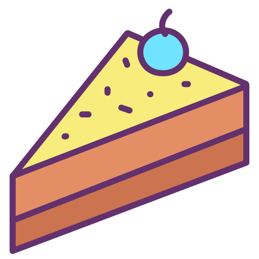 Cake slice icon
