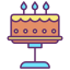Birthday cake icon 64x64