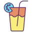 Orange juice icon 64x64