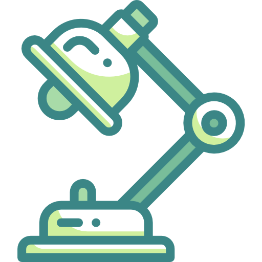 Desk lamp icon