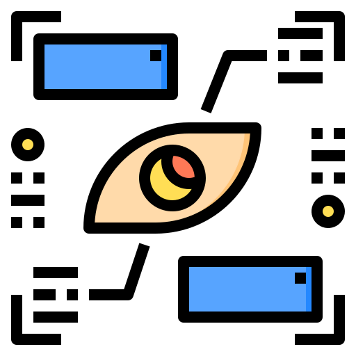 Eye scan icon