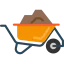Wheelbarrow icon 64x64
