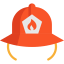 Firefighter helmet icon 64x64