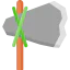 Stone axe icon 64x64