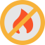 No fire allowed icon 64x64