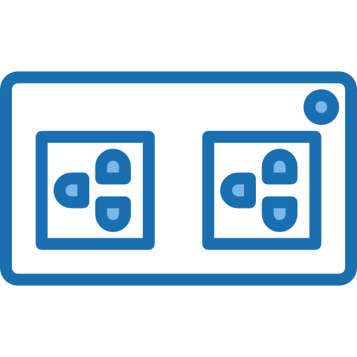 Electric socket icon