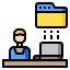 Working at home 图标 64x64