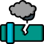 Gas leak icon 64x64