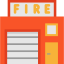 Fire station icon 64x64