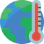 Global warming icon 64x64