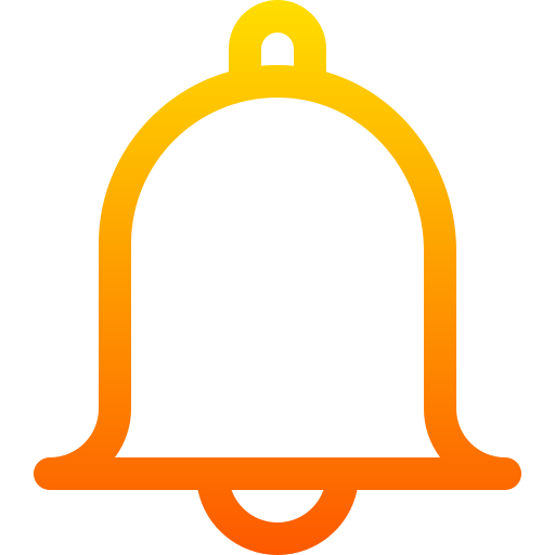 Notification bell ícono