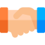 Hand shake ícone 64x64