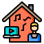 Stay at home 图标 64x64