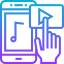 Music and multimedia icon 64x64