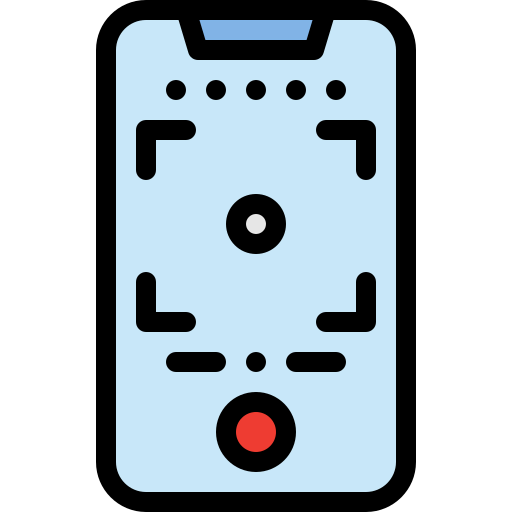 Mobile camera icon