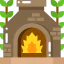 Fireplace icon 64x64