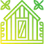 Wood house icon 64x64