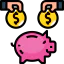 Piggy bank icon 64x64