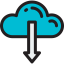 Cloud computing icon 64x64