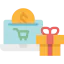 Online shopping icon 64x64