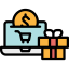 Online shopping icon 64x64