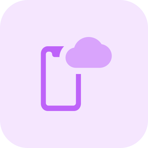 Mobile cloud 图标