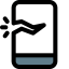 Cracked smartphone 상 64x64