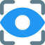 Eye scanner icon 64x64