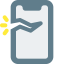Cracked smartphone 상 64x64