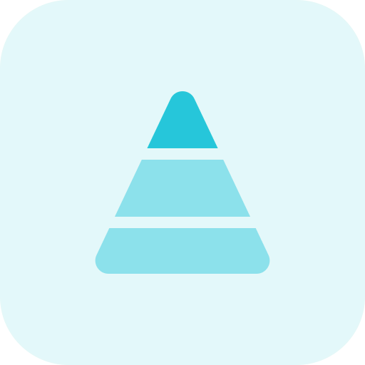 Pyramid chart 图标