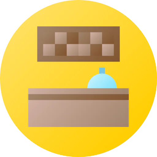 Front desk icon